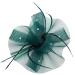 Ladies Large Feather Aliceband / Clip Fascinator Weddings Races Royal Ascot Hair Piece Womens Hat (Green) - Buy Online on GoSupps.com