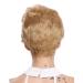 WIG ME UP B-HH-12-24B | Short Wavy Human Hair Wig for Women & Men | Fashionable Great Blonde Hairstyle - Buy Online on GoSupps.com
