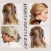Fancy Hair Claw Jaw Clip Pin | Vintage Rhinestone Crystal Flowers Barrette for Women | White & Silver | Pack of 1 - Buy Online on GoSupps.com