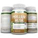 NutriONN Psyllium Husk Capsules & 4-in-1 Digestive Enzymes Combo - Targeted Gut & Digestive Health Support - Buy Online on GoSupps.com