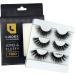 LIUDEX False Eyelashes - 3 Pairs - Different Style - 3D Mink False Eyelashes Natural Look Reusable Fake Lashes Volume Fluffy Soft Wispy Eyelash Trio - Buy Online on GoSupps.com