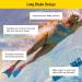 FINIS Long Floating Fins - XXS (Jr. 11-1) Blue/Orange - Swimming & Snorkeling - Buy Online on GoSupps.com