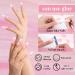 Press on Nails Square French False Nails Full Cover Coffin Fake Nails Nude Color False Nail Glossy French Tip Nail Art Manicure Decorations for Girls Women 360 Pieces - Buy Online on GoSupps.com