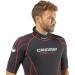 Cressi Men's Shorty Wetsuit 2.5mm Premium Neoprene XX-Large - Black/Red - Buy Online on GoSupps.com