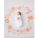 Pearhead Baby Monthly Milestone Blanket and Stickers Set - Pink and Mint Floral Design - Perfect Baby Photo Prop and Mother to Be Gift - Buy Online on GoSupps.com