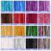 16 Colors Hair Tinsel Kit - 48 Inches, 3300 Strands - Fairy Hair Extensions for Christmas, Halloween, Cosplay - Sparkling Highlights - Buy Online on GoSupps.com