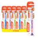 Elmex Learning toothbrush 0-2 years 6 pieces-age-appropriate tooth cleaning with soft bristles and ergonomic handle-gives babies in a playful way to brushing your teeth
