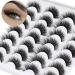 Losha Lashes Fluffy Cat Eye Lashes 14 Pairs 3D False Eyelashes Soft Crossed Eye Lashes Pack Comfortable Fake Eyelashes(614) Attractive Eye