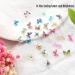 120 Pcs 3D Acrylic Butterfly Nail Charms | 24 Colors Nail Glitter Sets for Summer | Nail Art Decoration DIY Resin Mold Crafts - Buy Online on GoSupps.com