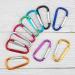 Temlum Aluminum Carabiner Clips - 10 Pack D-Shape Snap Lock Hooks for Camping Travel Hiking & Outdoor Accessories - 2.4 x 4.8cm - Buy Online on GoSupps.com