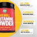 Glutamine Powder 300g - Pure Unflavored Micronized L-Glutamine Supplement - Vegan & Gluten Free | Raw Barrel - Buy Online on GoSupps.com