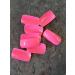 100 x Bubblegum Pink Neon Medium Length 80s Style Full Cover Nails & Glue | Fat Catz - 10 Sizes - Buy Online on GoSupps.com