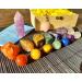 TESH CARE Chakra Synergy Premium Healing Crystal Collection - 7 Chakra Healing Spheres, Raw Stones, Amethyst Wand, Rose Quartz Key Chain, Guide - Meditation & Spirituality - Buy Online on GoSupps.com
