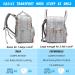 Rabjen Transformable Diaper Bag Backpack | Spacious for Twins | Travel Expandable | Gray - Buy Online on GoSupps.com