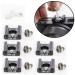 Movo (5 Pack) Cold Shoe Mount Adapter Bracket Hot Shoe with 1/4" Thread to Mount Microphones, Lights and More on to Cameras, DSLR Rigs, Cages and More