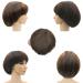 Short Afro Girls Cosplay Mushroom Wig with Bangs - Brown Bob Wig for Black Women - Buy Online on GoSupps.com