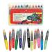 Faber-Castell Gel Crayons - 12 Vibrant Colors In Durable Storage Case 12 Original Colors