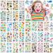 70 Sheets Temporary Tattoos for Kids Waterproof Cartoon Tattoo Stickers  Mixed 700 Styles Unicorn Animals Mermaid Dinosaur Car Space Water Transfer Fake Tattoo Stickers for Children Body Art Makeup