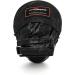 Pro Impact Curved Focus Mitts - Genuine Leather - Shock Absorbent Hand Pads for Boxing, MMA, Muay Thai - Black - Buy Online on GoSupps.com