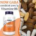 Now Foods GABA (Gamma-Aminobutyric Acid) Vitamin B6 High Dosed 500 mg 200 Vegetable Capsules Laboratory Tested Soy Free Gluten Free Vegetarian - Buy Online on GoSupps.com