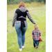 DaisyGro Certified Organic Baby Sling Carrier | GOTS Organic | CPSC Safety Tested | Small/Medium or Plus Size | Black/Grey | 16+ Black - Buy Online on GoSupps.com