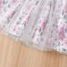 Haokaini Toddler Baby Girls Floral Dress 4-5 Years Plus Purple | Long Ruffle Sleeve Cotton Ribbed Bow Splicing Princess Tutu Skirt Fall Clothes Set - Buy Online on GoSupps.com