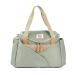 B aba - diaper bag Sydney II - Modulable large capacity - large cocoon winding area - insulating compartment for baby food fastening system for strollers handling handles - sage green