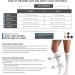 Truform Compression Socks 15-20 mmHg Women's Dress Knee High - Large, White Cable Knit - Buy Online on GoSupps.com