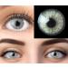 Colored Gray Contact Lenses - Prescription-Free Gray Lenses + Case | Soft 3-Month Wear | 2-Pack from Glamlens - Buy Online on GoSupps.com