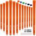 SAPLIZE CC02 Rubber Golf Grips, Options of Upgrade kit(13 Grips with 15 Tapes) or Deluxe Kit(13 Grips with Solvent kit) 6 Pure Colors Available, Standard/Midsize Anti-Slip Rubber Golf Club Grips Orange, 13 grips with tape
