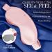 Beckham Hotel Collection Silk Sleep Mask - Pack of 2 Mulberry Silk Sleeping Masks for Men and Women - Adjustable Strap, Blackout Eye Mask for Sleeping & Travel - Grey - Buy Online on GoSupps.com