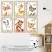 Lalelu Prints - Children's Room Decor | Forest Animals Poster Set of 6 (DIN A4 Unframed) - Buy Online on GoSupps.com