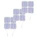 TensCare Skin-Friendly Extra Gentle Blue Gel Electrode Pads for Sensitive Skin - 50 x 50mm 3 Packs of 4