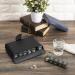 e-Pill 5x Daily 7-Day Large Pill Organizer | Vitamin & Medicine Box with Discreet Black Case - International Shipping Available - Buy Online on GoSupps.com