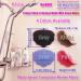 Hands-Free Silicone Back Scrubber & Foot Massager - Easy to Clean, Wall Mounted Body Brush for Shower - Grey - Buy Online on GoSupps.com