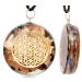 QuanThor 4CM Flower of Life Crystal Necklace | EMF Protection | Reiki Pendant | Pendants for Women