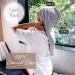 myHomeBody Luxury Anti-Frizz Hair Towel Wrap | Rapid-Dry Turban with Charcoal Fiber | Ultra Soft & Absorbent | Coconut Shell Button | Grey - Buy Online on GoSupps.com
