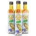CanMar Premium Organic Golden Flax Oil (1 Bottle) / Cold Pressed/Micro Filtered/Omega-3 ALA/Non GMO/Organic/Vegan/Kosher/ 16.9 oz Glass Bottle