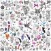 Aresvns Small Temporary Tattoo for women 150+ Waterproof and Long-Lasting Flowers Temporary Tattoos for Teens Girls K