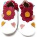 MiniFeet Premium Soft Leather Baby Shoes - Buy 4 Pairs, Get 1 Free! | Toddler Shoes for 0-6 Months to 4-5 Years - Pink Flower - Buy Online on GoSupps.com