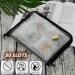 LingLingo Travel Jewelry Organizer Case - Transparent Storage Book for Earrings, Necklaces, Bracelets, Rings - Includes 80 Small Bags - Black - Buy Online on GoSupps.com