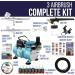 Master Airbrush Cool Runner II Compressor Kit with 3 Airbrushes & 6 Acrylic Paint Set - Buy Online on GoSupps.com