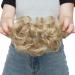 Blonde Messy Bun Scrunchie Hairpiece - Short Updo Hair Donut Extension 25g - Buy Online on GoSupps.com