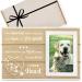 GIFTAGIRL Popular Dog Memorial Gifts - Beautiful Pet Memorial Gifts or Pet Loss Gifts. Our Classy Cat or Dog Memorial Picture Frame Will Show Someone You Care. Loss of Dog Gifts or Cat Memorial Gifts Brown Box