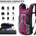 MIRACOL Hydration Backpack - 2L BPA Free Water Bladder, Lightweight Insulated Pack for Running, Hiking, Cycling - Men, Women, Kids - Rose - Buy Online on GoSupps.com