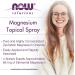 NOW Solutions Magnesium Topical Spray - 8 Fl Oz (Pack of 1) - Ancient Zechstein Seabed, Highly Concentrated - Buy Online on GoSupps.com