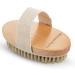 Dry Skin Body Brush - Natural Bristle for Exfoliation, Cellulite Treatment and Improved Skin Health - Stimulates Blood Circulation and Lymphatic Functions - Buy Online on GoSupps.com