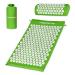 Acupressmate Premium acupressure set - including acupressure mat pillow bag & workout app cover from 100% cotton solution of tension i massage mat (linden green)