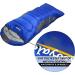 0 Degree Winter Sleeping Bag for Adults (450GSM) - 5F to 32F Temp Range, Waterproof, Portable, Compression Sack - Royal Blue, Ideal for Camping, Hiking, Backpacking - Big and Tall, 4 Season - Buy Online on GoSupps.com