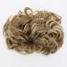 CAISHA XXL Voluminous Curly Messy Bun Hairpiece | Light Brown Blonde Mix #6H613 HW34 - Bridal Updo Hairstyle - Buy Online on GoSupps.com